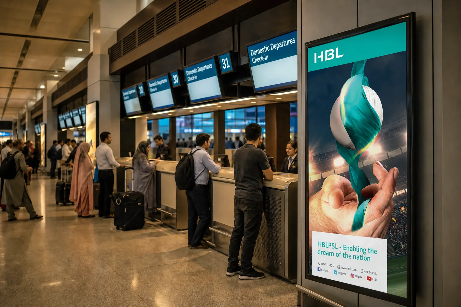 Check-In digital advertising
