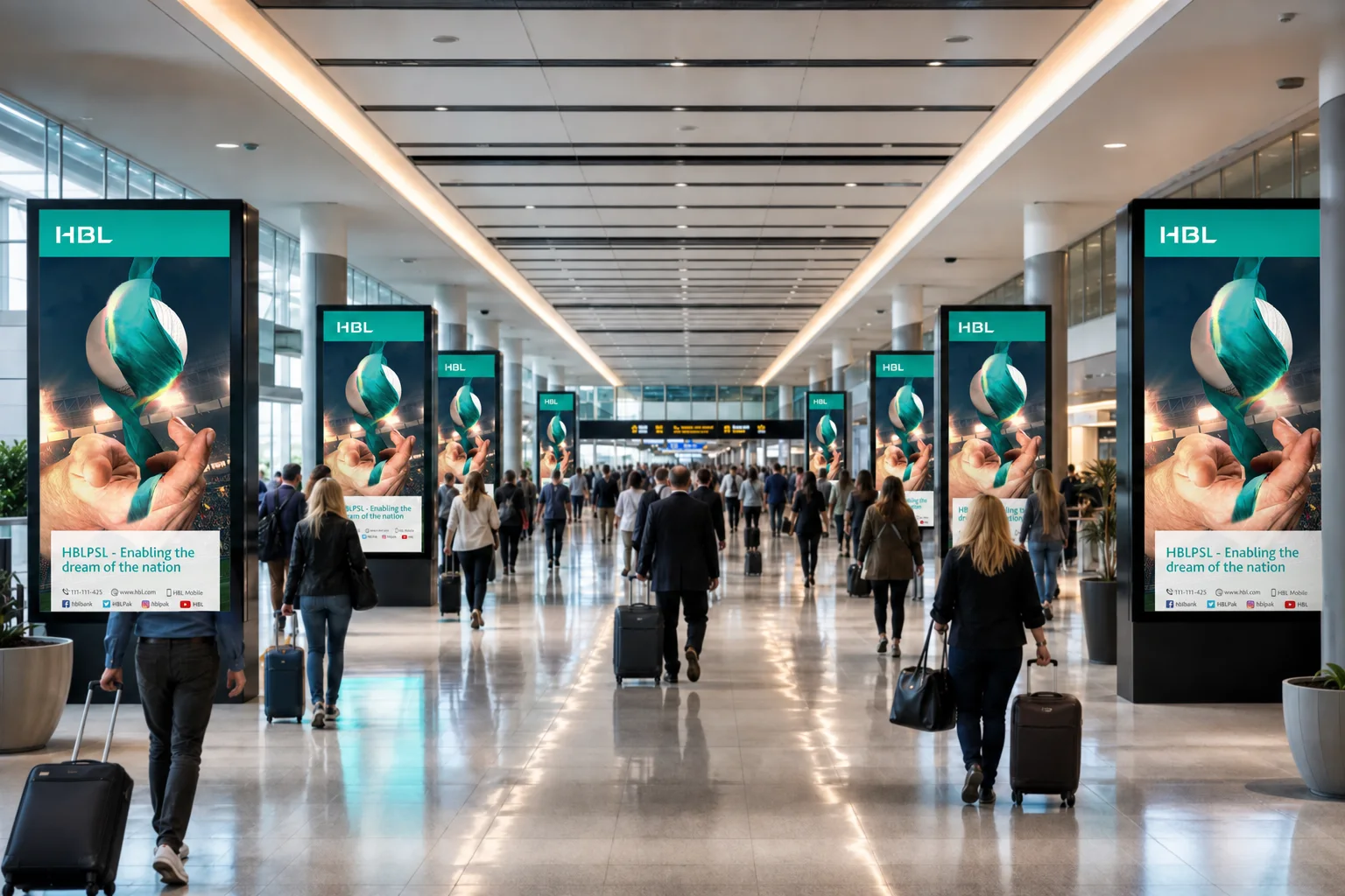 Departure Corridors digital advertising